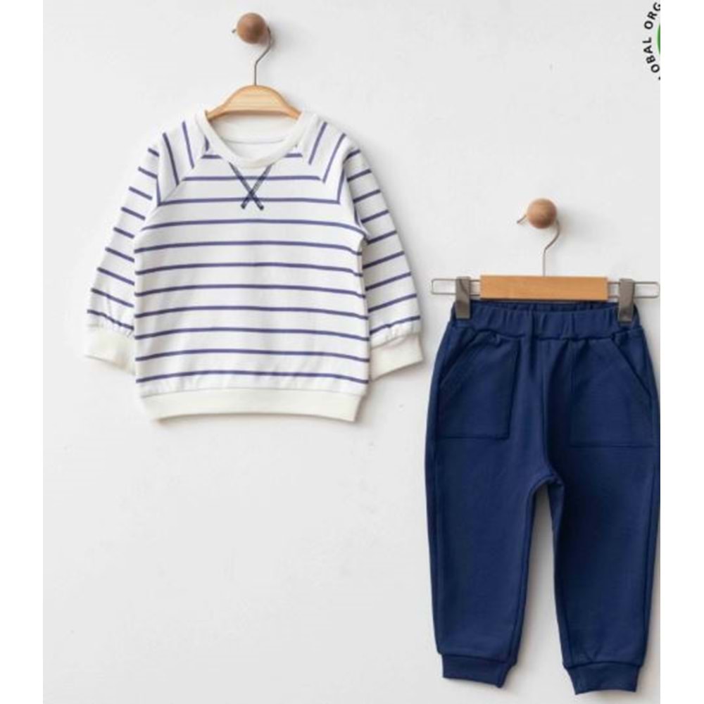 Eslenza Erkek Çocuk Pijama Takımı - Eslenza - LACİVERT - 2 YAŞ - 0108-LACİVERT-2 YAŞ