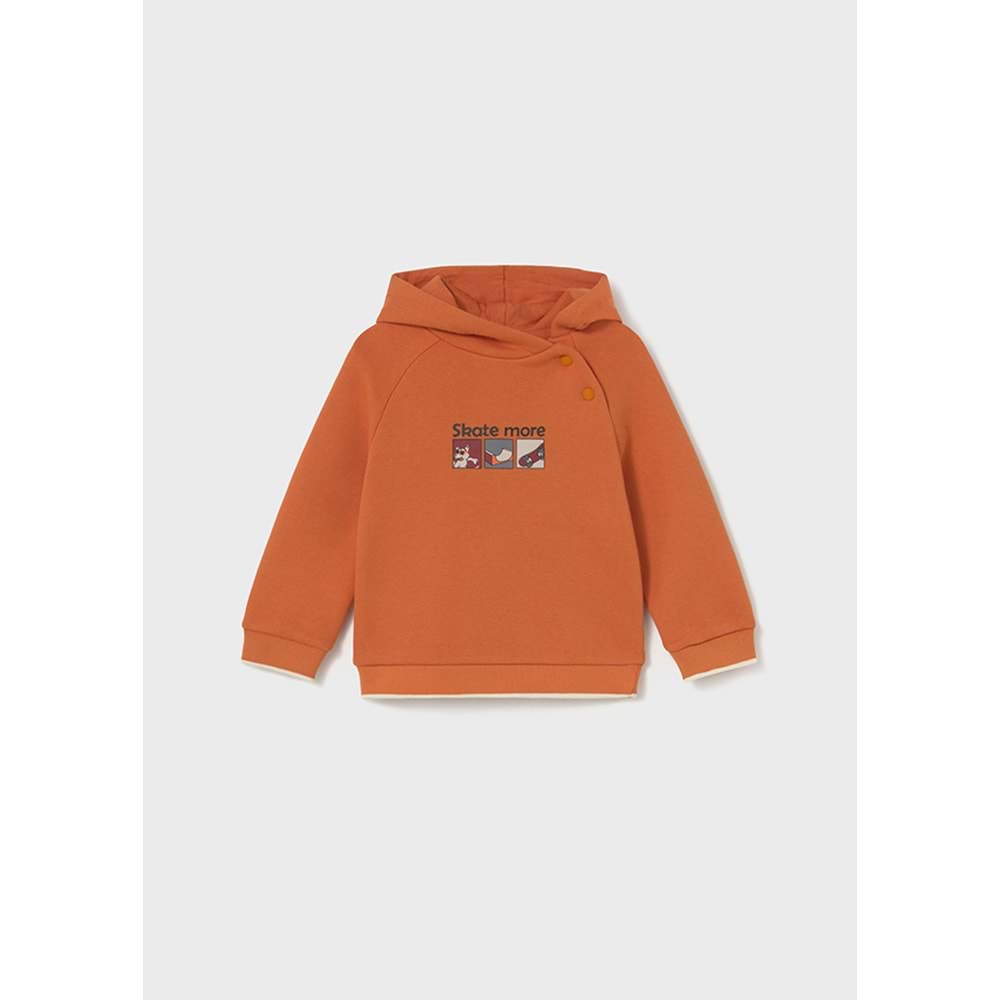 Mayoral Erkek Çocuk Kapşonlu Sweat - Mayoral - TURUNCU - 2 YAŞ - 02414-TURUNCU-2 YAŞ