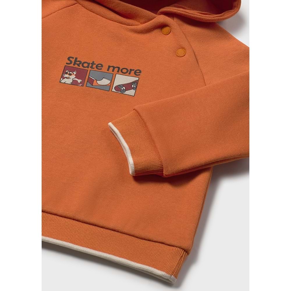 Mayoral Erkek Çocuk Kapşonlu Sweat - Mayoral - TURUNCU - 2 YAŞ - 02414-TURUNCU-2 YAŞ