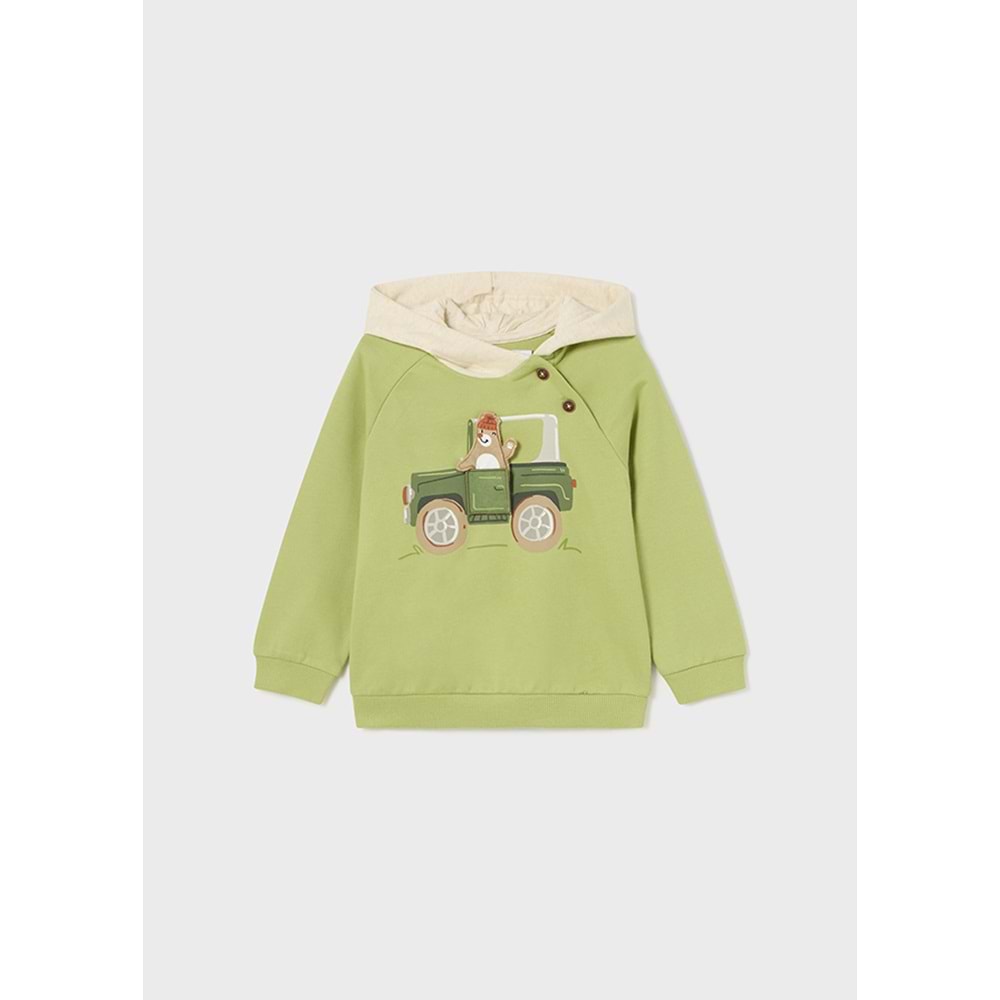 Mayoral Erkek Bebek Sweatshirt - Mayoral - YEŞİL - 36-AY - 02460-YEŞİL-36-AY