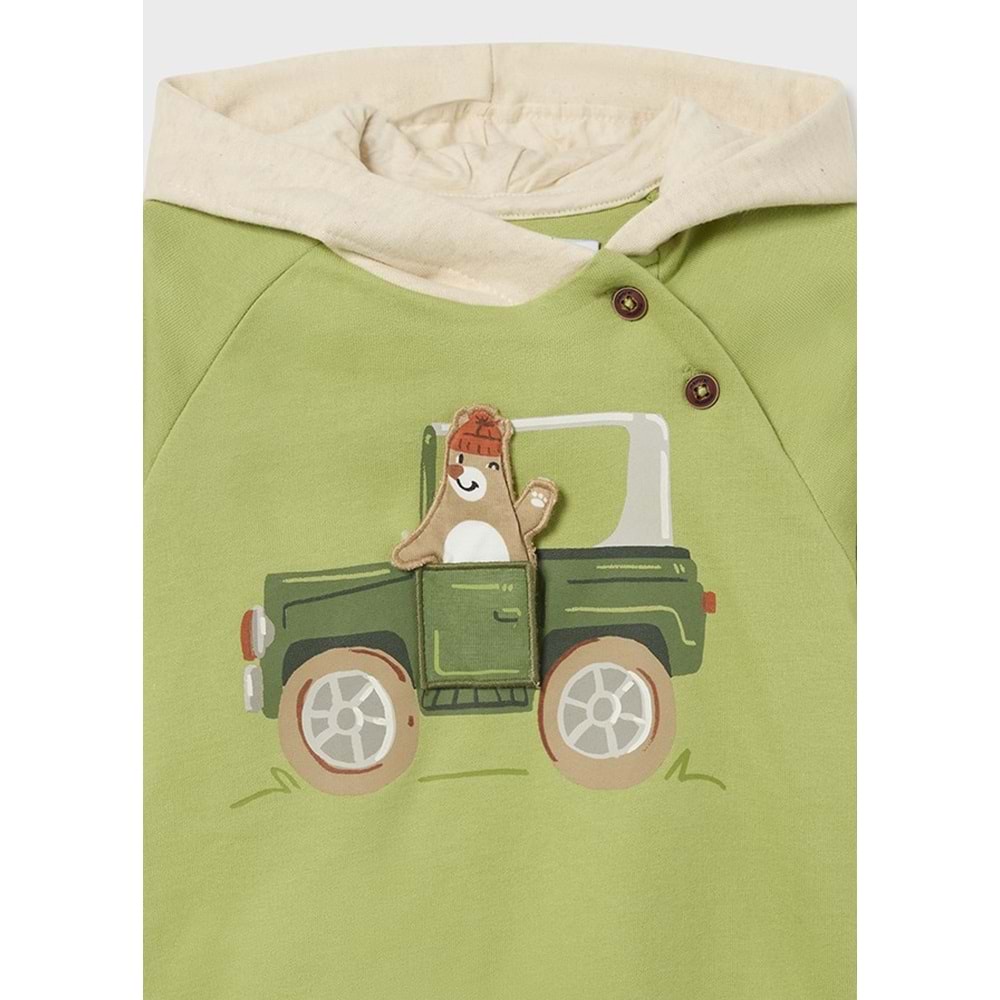 Mayoral Erkek Bebek Sweatshirt - Mayoral - YEŞİL - 36-AY - 02460-YEŞİL-36-AY