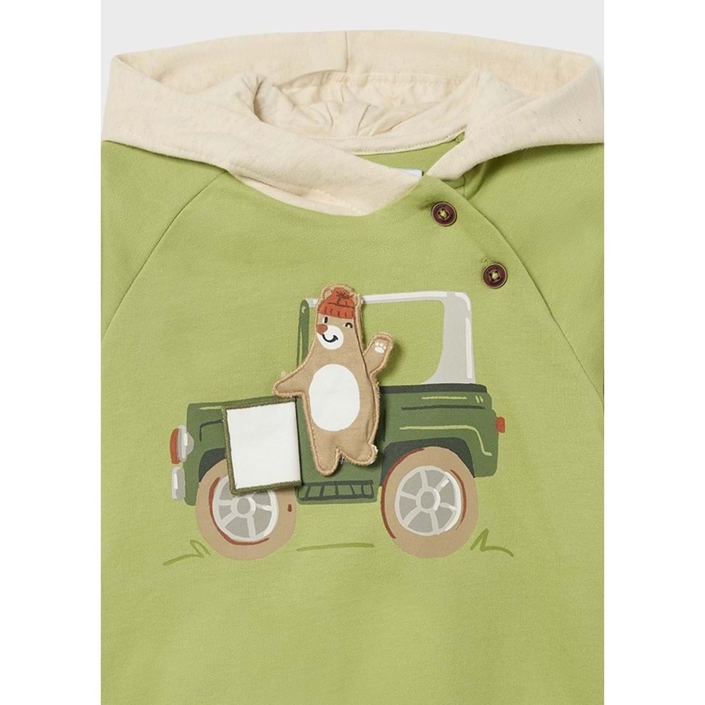 Mayoral Erkek Bebek Sweatshirt - Mayoral - YEŞİL - 36-AY - 02460-YEŞİL-36-AY