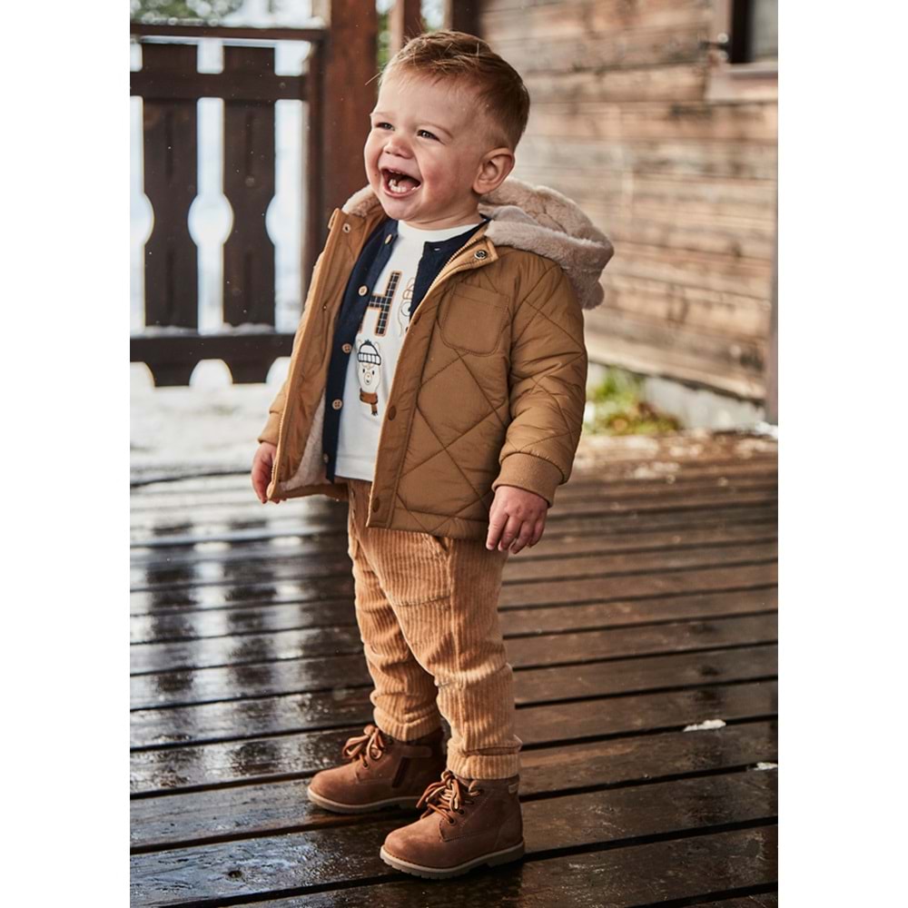 Mayoral Erkek Bebek Pantolon - Mayoral - BEJ - 6-AY - 02542-BEJ-6-AY