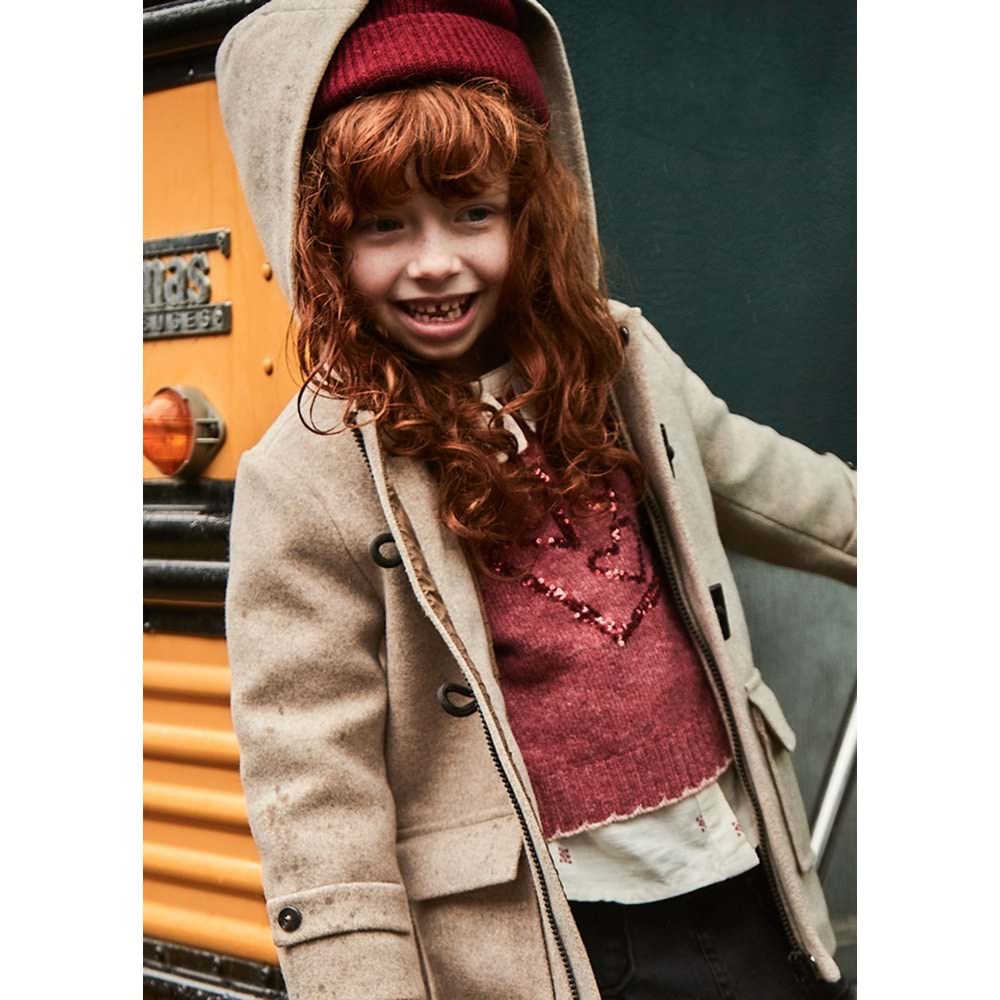 Mayoral Kız Çocuk Kazak - Mayoral - KIRMIZI - 3 YAŞ - 04305-KIRMIZI-3 YAŞ