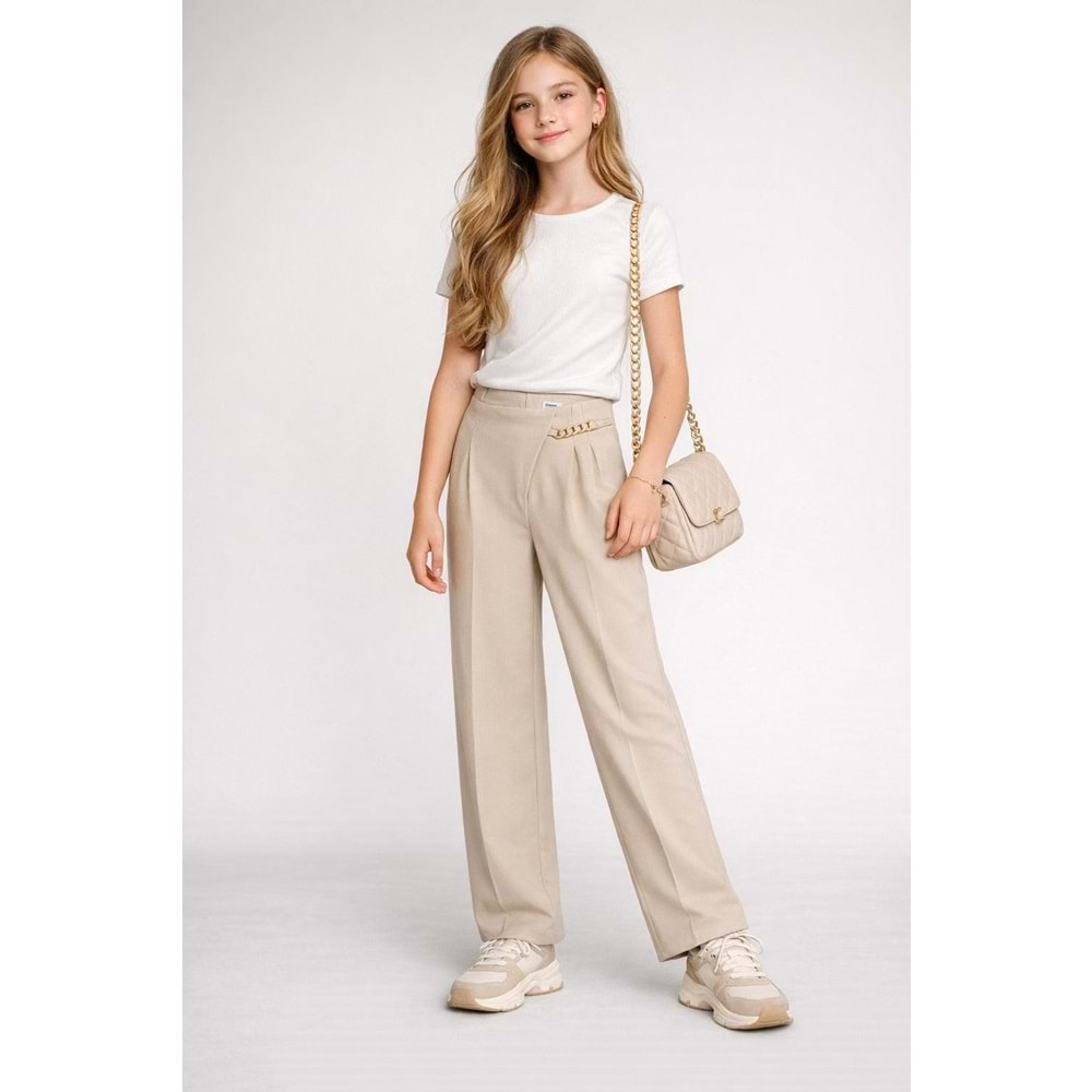 Mayoral Kız Çocuk Pantolon - Mayoral - BEJ - 10 YAŞ - 07543-BEJ-10 YAŞ