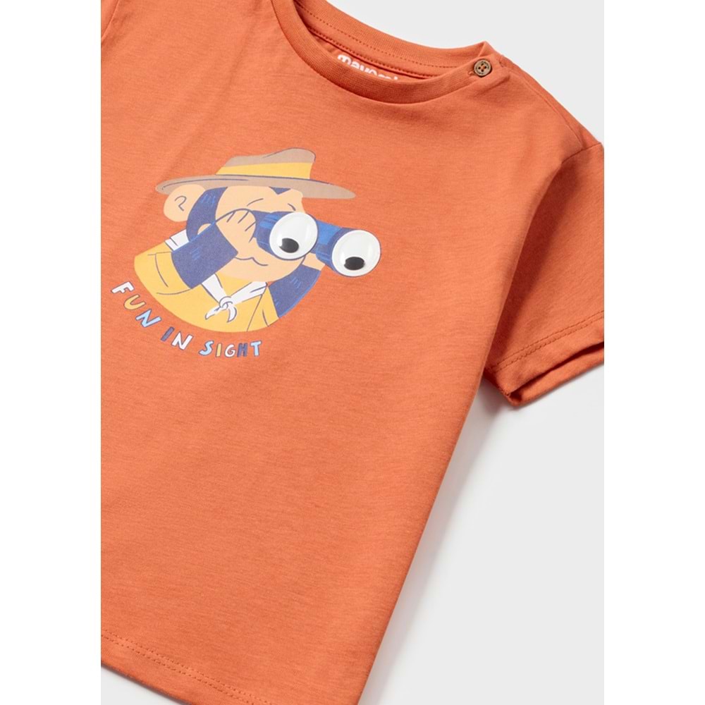 Mayoral Erkek Bebek Tshirt - Mayoral - TURUNCU - 18-AY
