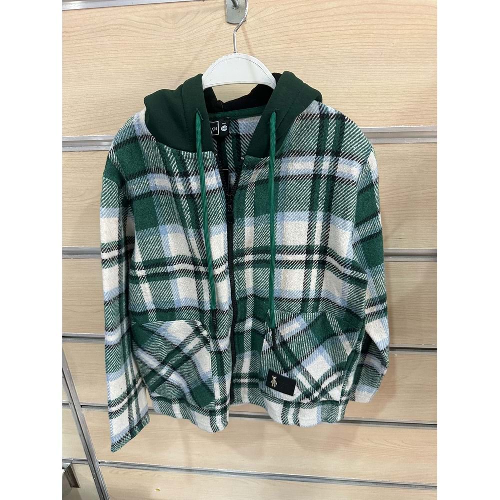 KAPŞONLU CEKET - CLOISE - YEŞİL - 6 YAŞ - 125006-26417