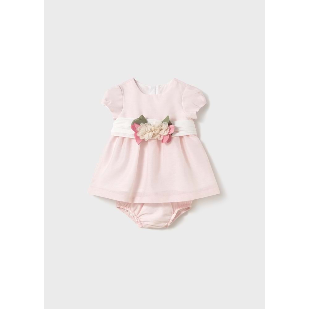 Mayoral kız bebek elbise - Mayoral - PEMBE - 6-9 AY - 1860--PEMBE-6-9 AY