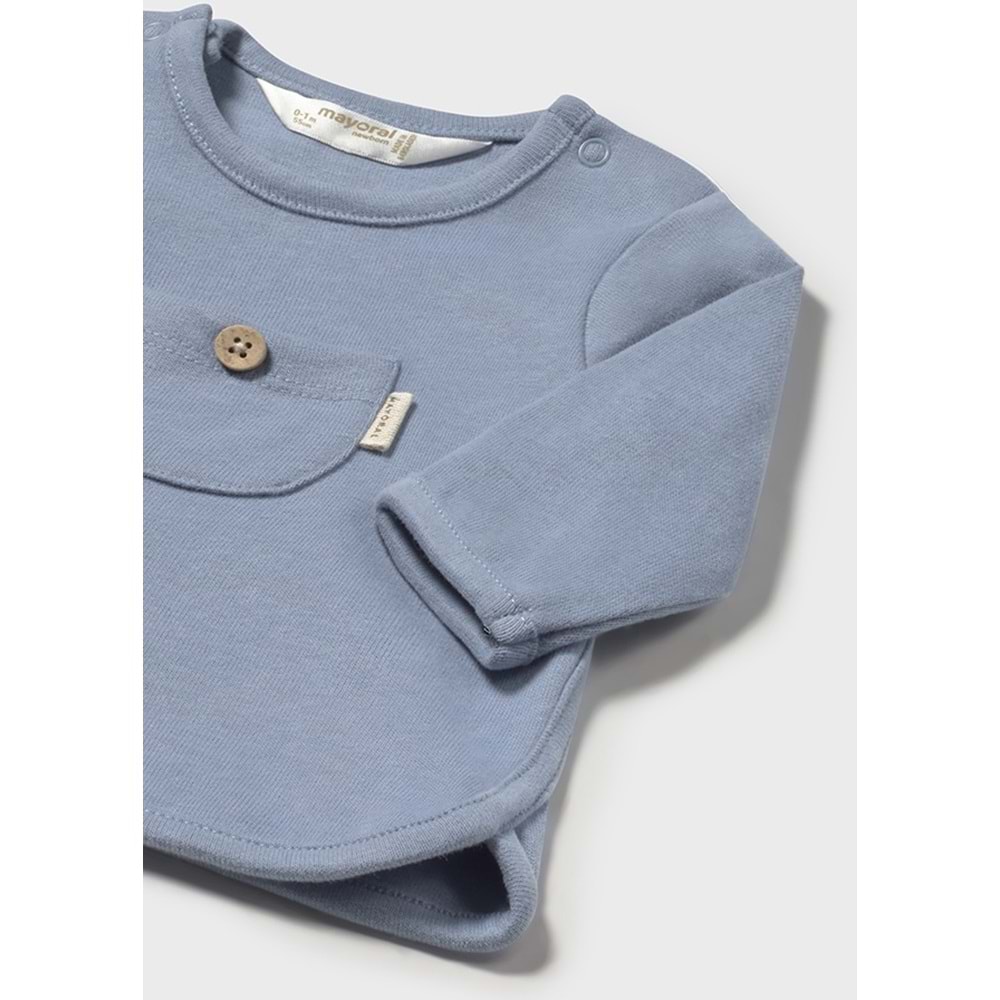 Mayoral Erkek Bebek Uzun Kol Tshirt - Mayoral - BEJ - 12-AY - 2057-BEJ-12-AY