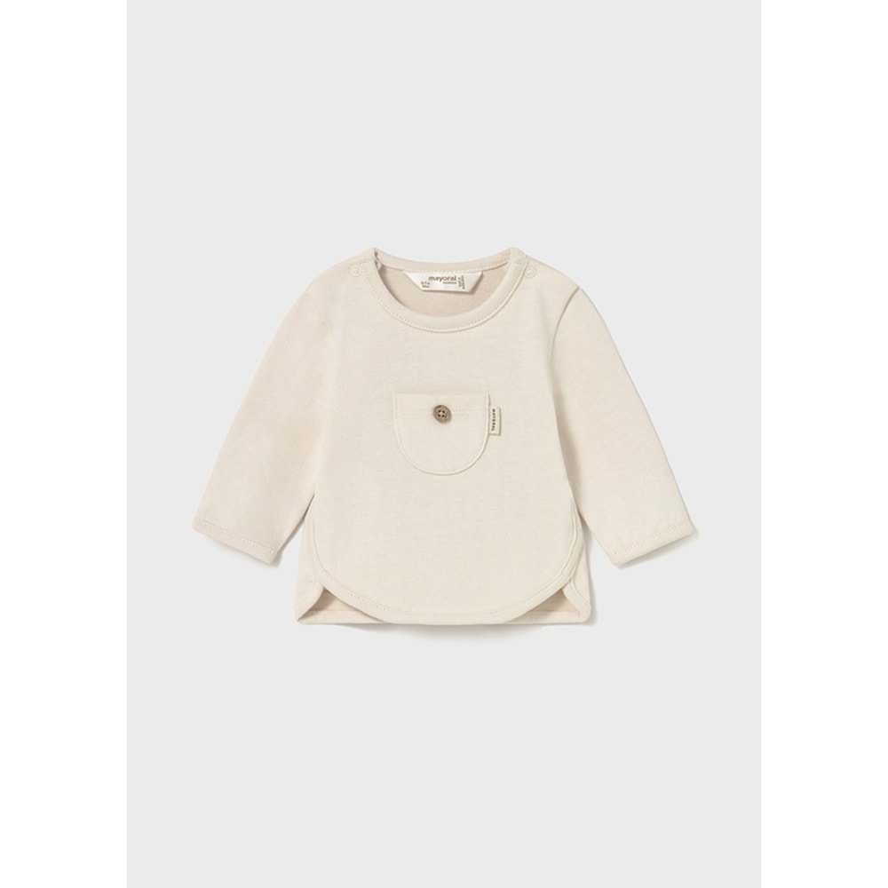 Mayoral Erkek Bebek Uzun Kol Tshirt - Mayoral - BEJ - 18-AY - 2057-BEJ-18-AY
