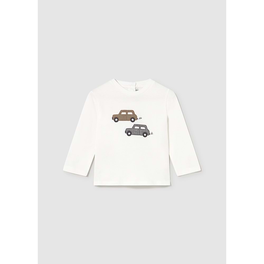 Mayoral Erkek Çocuk Tshirt - Mayoral - KREM - 2 YAŞ - 2072-KREM-2 YAŞ
