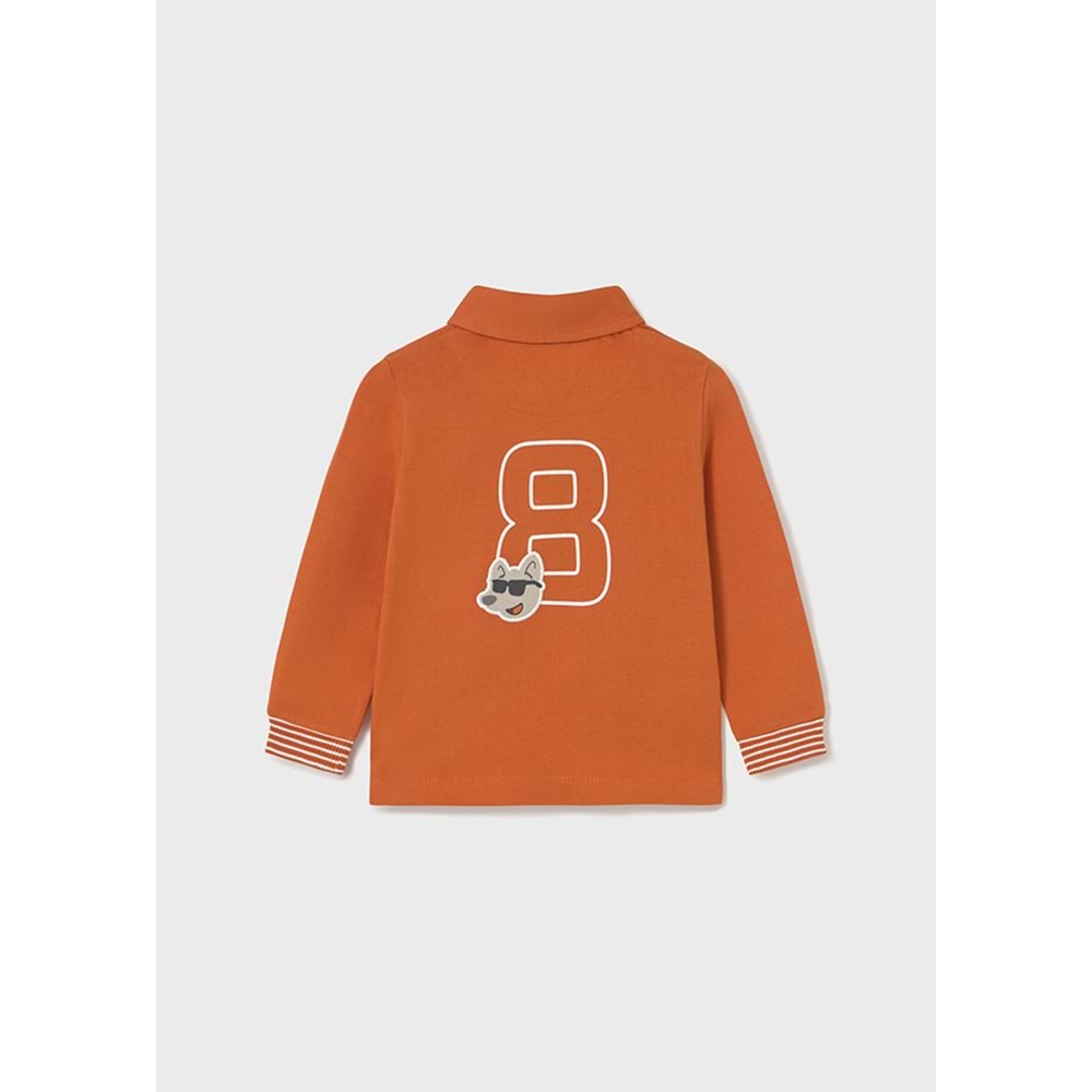 Mayoral Erkek Çocuk Polo Yaka Uzun Kol Tshırt - Mayoral - TURUNCU - 3 YAŞ - 2101-TURUNCU-3 YAŞ