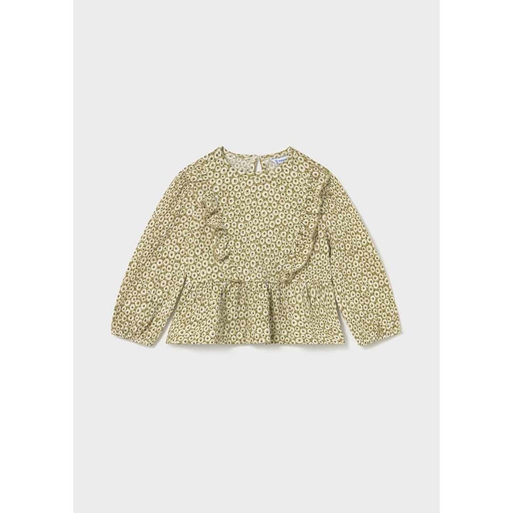 Mayoral Kız Çocuk Örgü Baskılı Bluz - Mayoral - RENKLİ - 2 YAŞ - 2113-RENKLİ-2 YAŞ