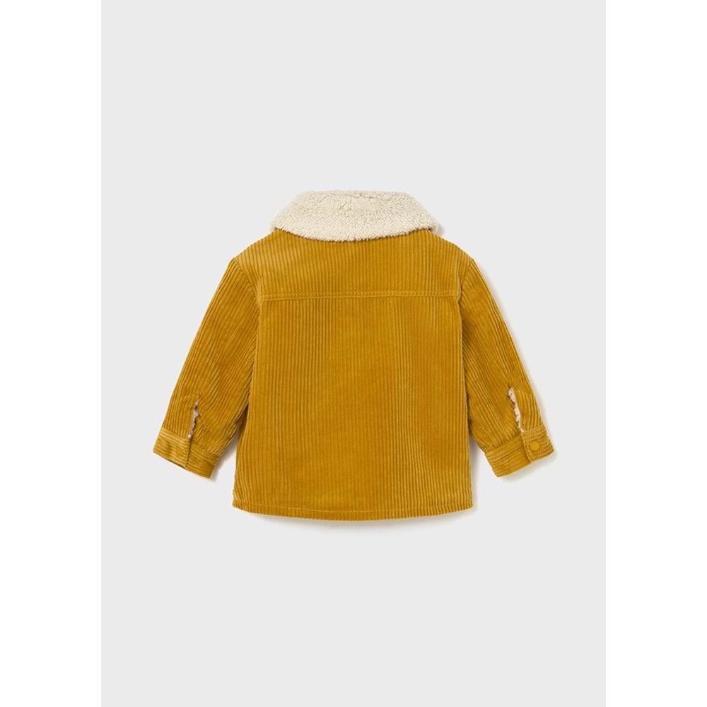 Mayoral Erkek Çocuk Fitilli Kadife Mont - Mayoral - BAL RENGİ - 4 YAŞ - 2419-BAL RENGİ-4 YAŞ