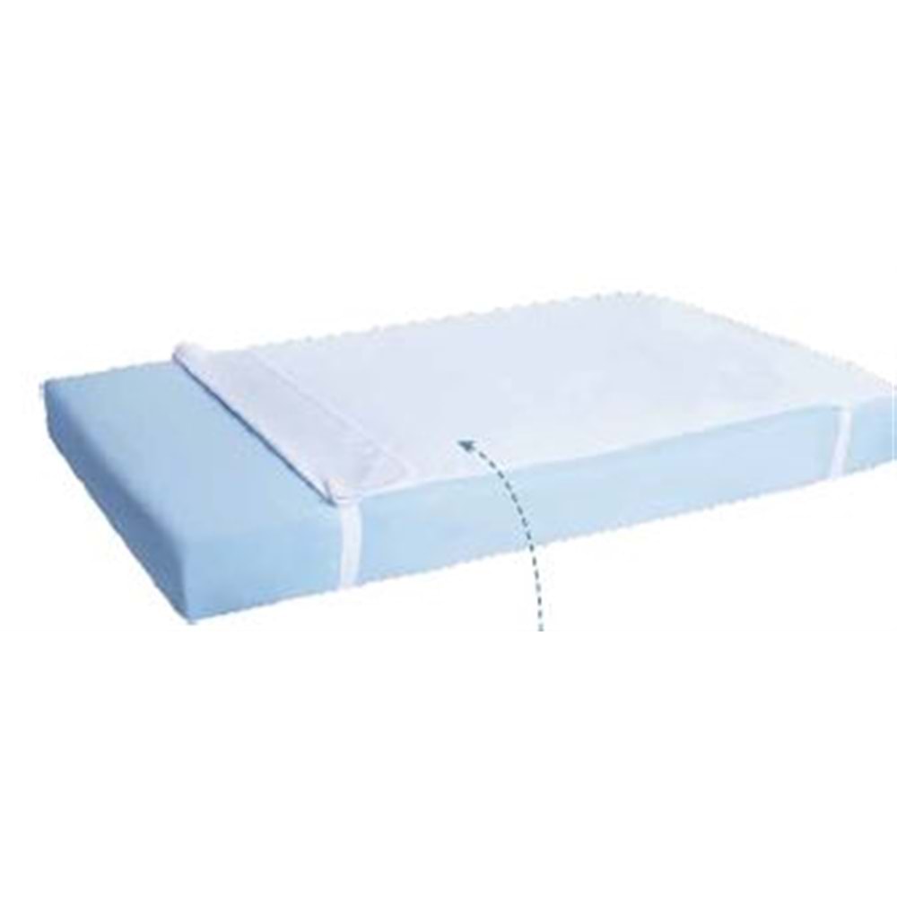 Yatak koruyucu çarşaf lüks 70x100 beyaz