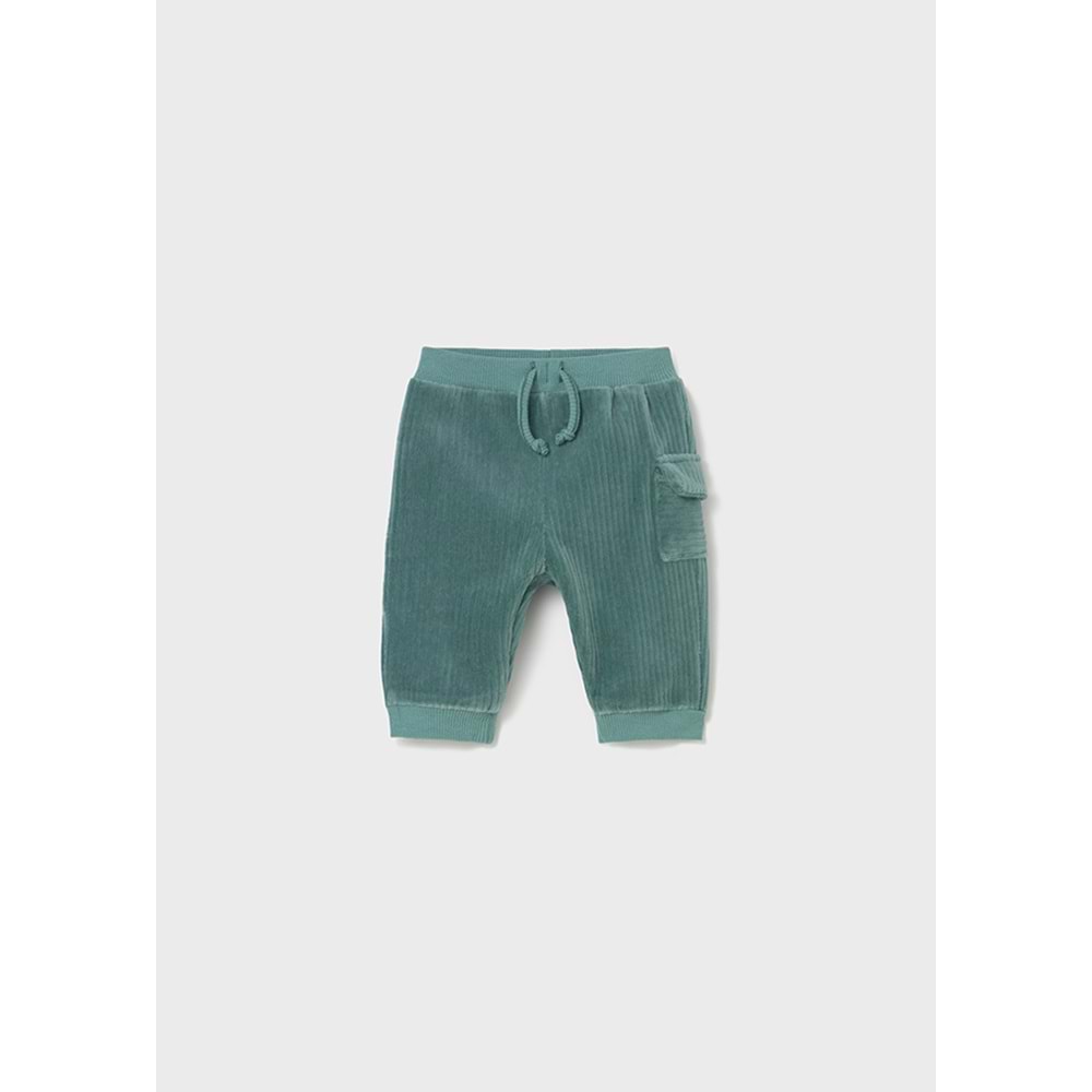 Mayoral Kız Bebek Kadife Pantolon - Mayoral - PETROL - 12-AY - 2587-PETROL-12-AY