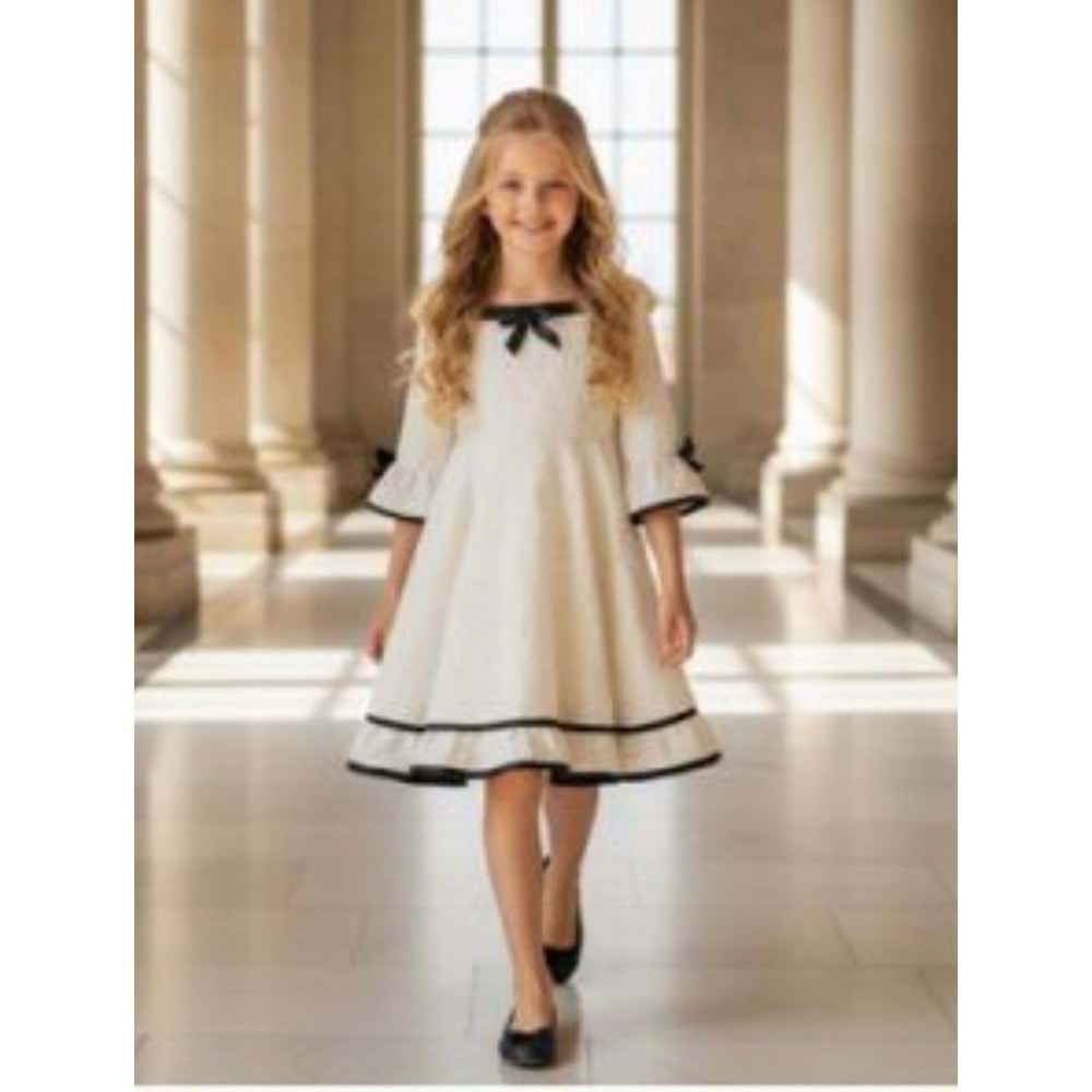 Pixina Kız Çocuk Elbise - Pixina - ECRU - 9 YAŞ - 26312-ECRU-9 YAŞ