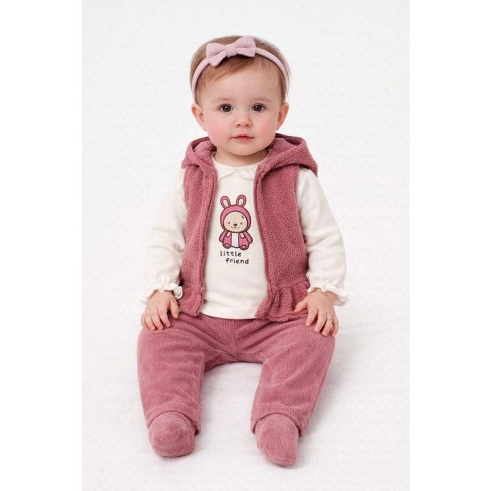 Mayoral Bebek Eşofman Yelek Takım - Mayoral - NAR ÇİÇEĞİ - 12-AY - 2667-NAR ÇİÇEĞİ-12-AY
