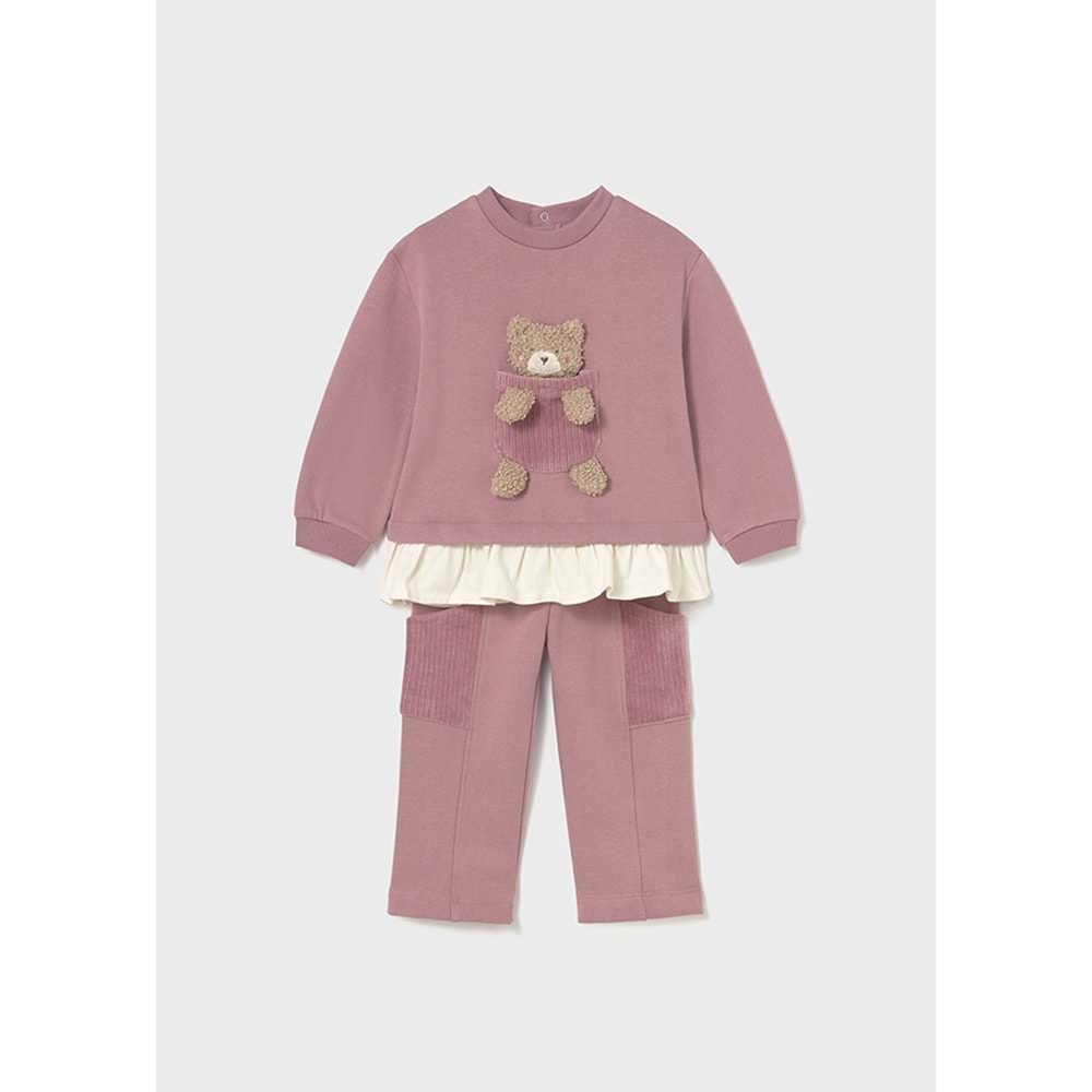 Mayoral Kız Çocuk Esofman Takım - Mayoral - NAR ÇİÇEĞİ - 2 YAŞ - 2843-NAR ÇİÇEĞİ-2 YAŞ