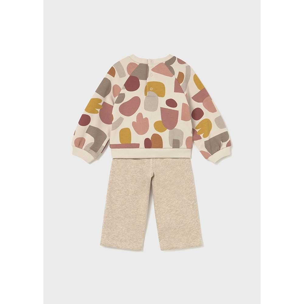 Mayoral Kız Çocuk Eşofman Takımı - Mayoral - ECRU - 2 YAŞ - 2845-ECRU-2 YAŞ