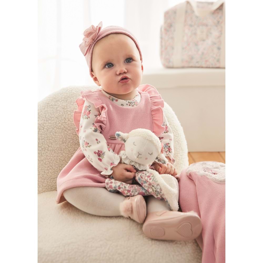 Mayoral Kız bebek pembe elbise - Mayoral - PEMBE - 1-2 AY - 2880-PEMBE-1-2 AY