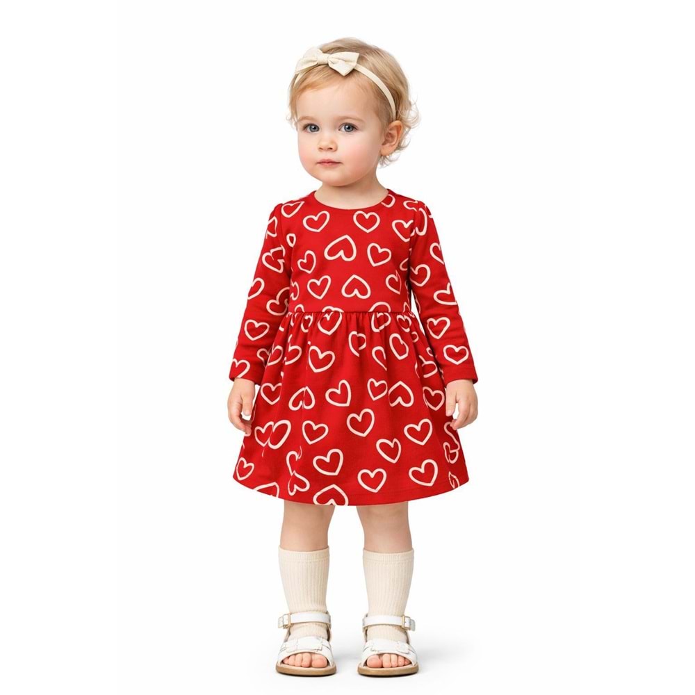 Mayoral Kırmızı Bebek Elbise