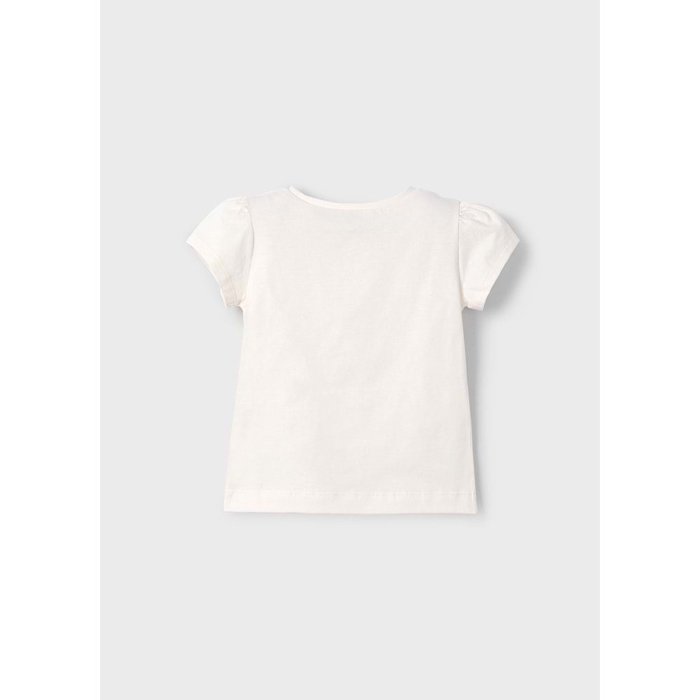 Mayoral Kız Çocuk Yelekli Tshirt Gömlek - Mayoral - KREM - 4 YAŞ - 3007-KREM-4 YAŞ