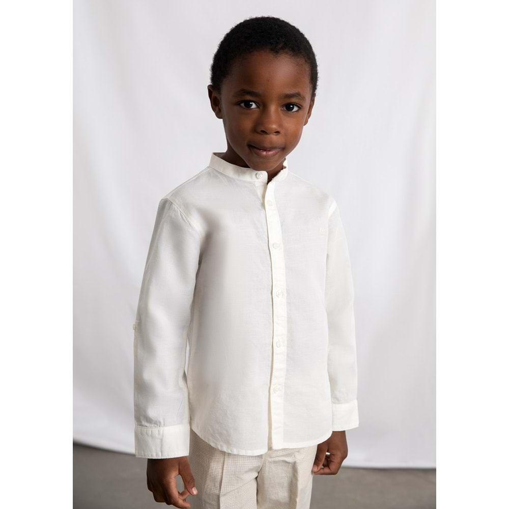 Mayoral Erkek Çocuk Gömlek - Mayoral - BEYAZ - 10 YAŞ - 3118--BEYAZ-10 YAŞ