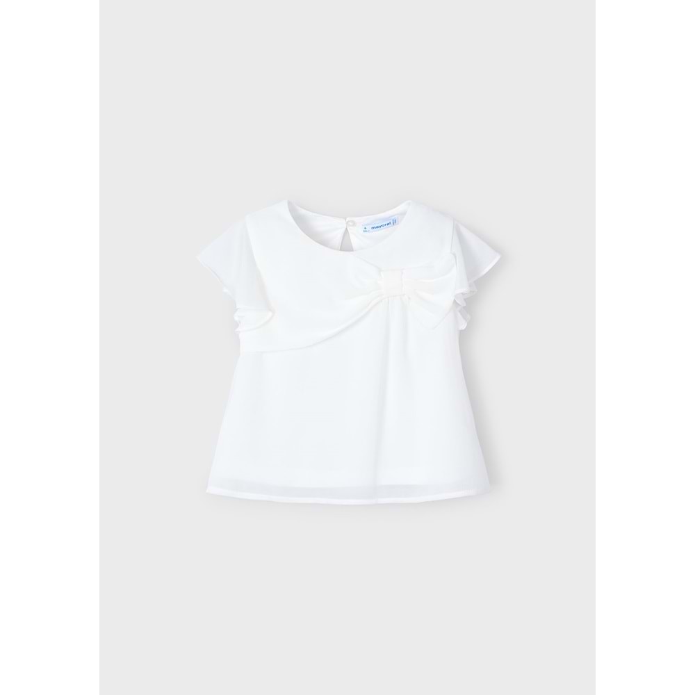 Mayoral kız çocuk tshrt - Mayoral - BEYAZ - 3 YAŞ - 3182-BEYAZ-3 YAŞ