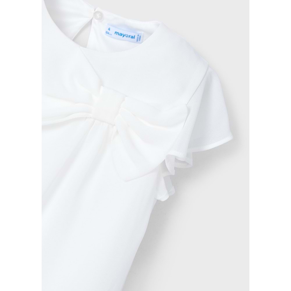 Mayoral kız çocuk tshrt - Mayoral - BEYAZ - 3 YAŞ - 3182-BEYAZ-3 YAŞ