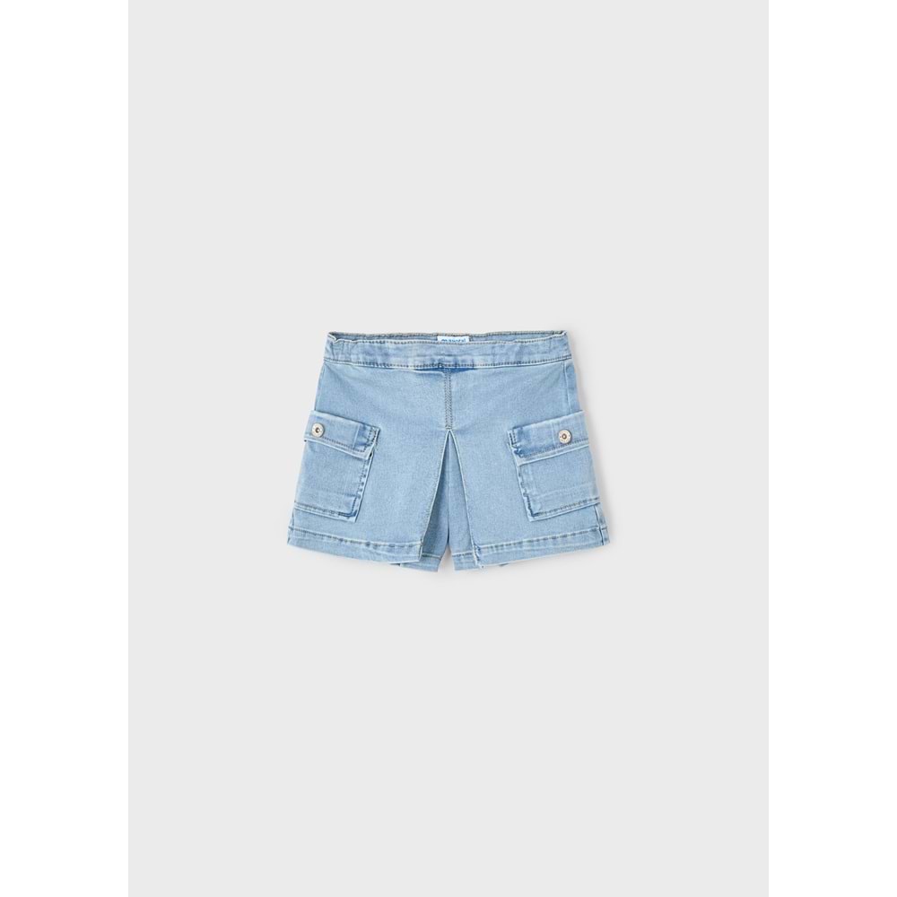 Mayoral kız çocuk kot şort - Mayoral - MAVİ - 4 YAŞ - 3207-MAVİ-4 YAŞ