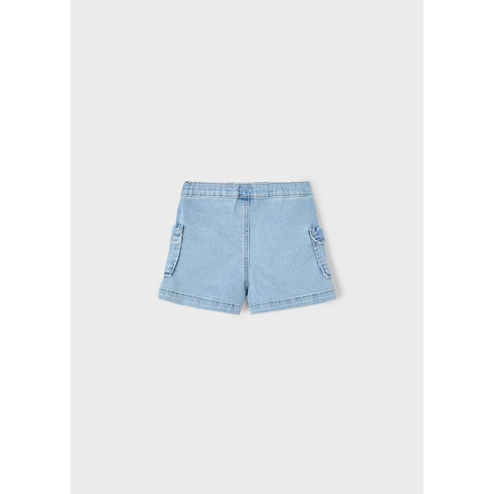Mayoral kız çocuk kot şort - Mayoral - MAVİ - 4 YAŞ - 3207-MAVİ-4 YAŞ