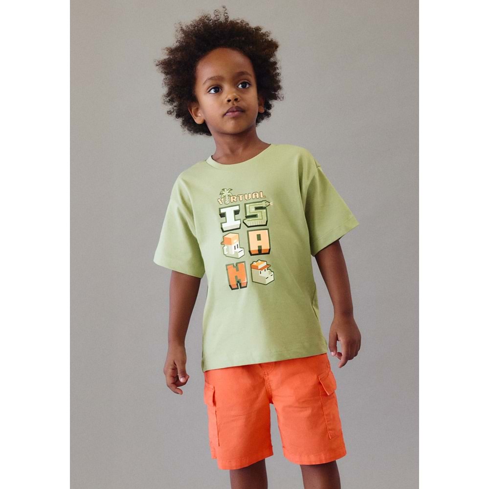 Mayoral Erkek Çocuk Şort - Mayoral - TURUNCU - 5 YAŞ - 3214-TURUNCU-5 YAŞ