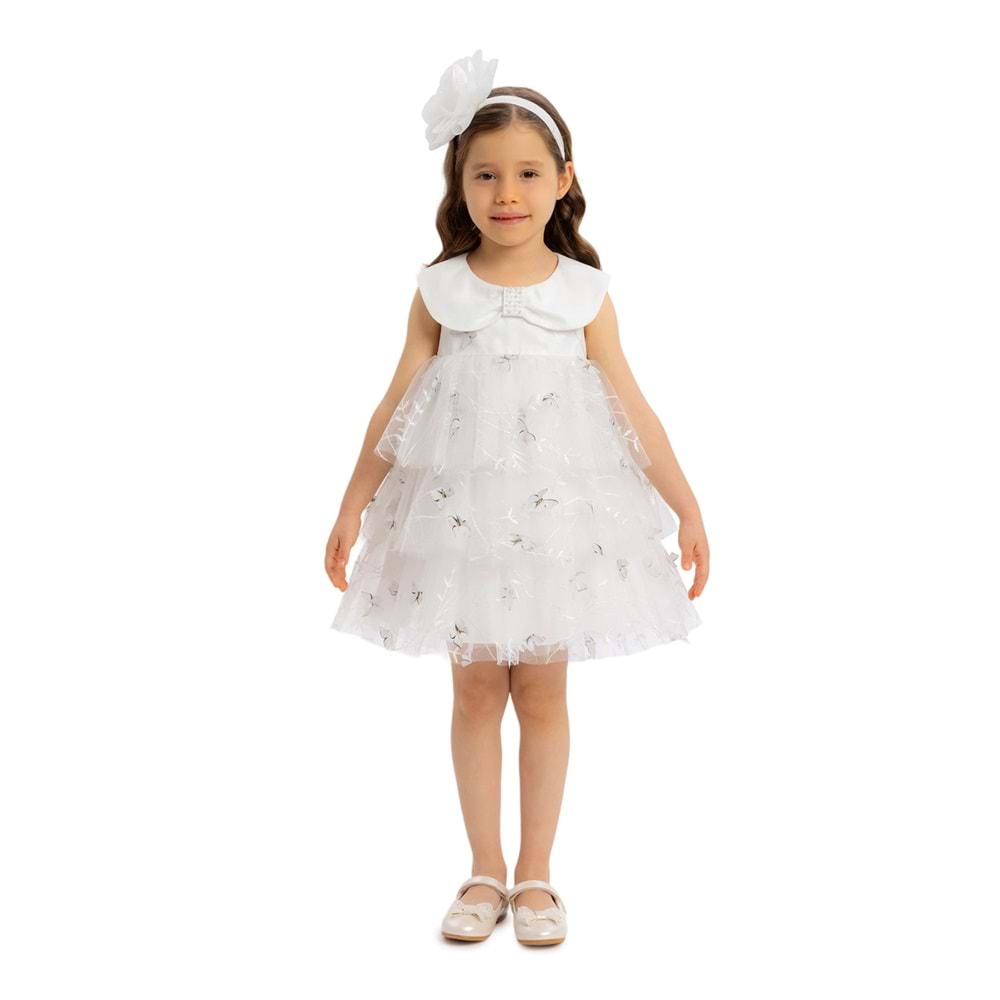 Pamina Kız Bebek Elbise - Pamina - BEYAZ - 6-AY - 34243-BEYAZ-6-AY