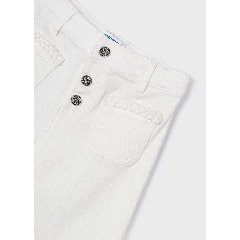 Mayoral Kız Çocuk Pantolon - Mayoral - KREM - 4 YAŞ