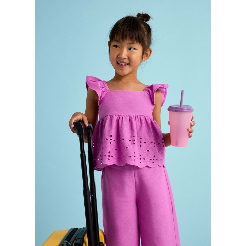 Mayoral Kız Çocuk Pantolon Takım - Mayoral - PEMBE - 4 YAŞ - 3561-PEMBE-4 YAŞ