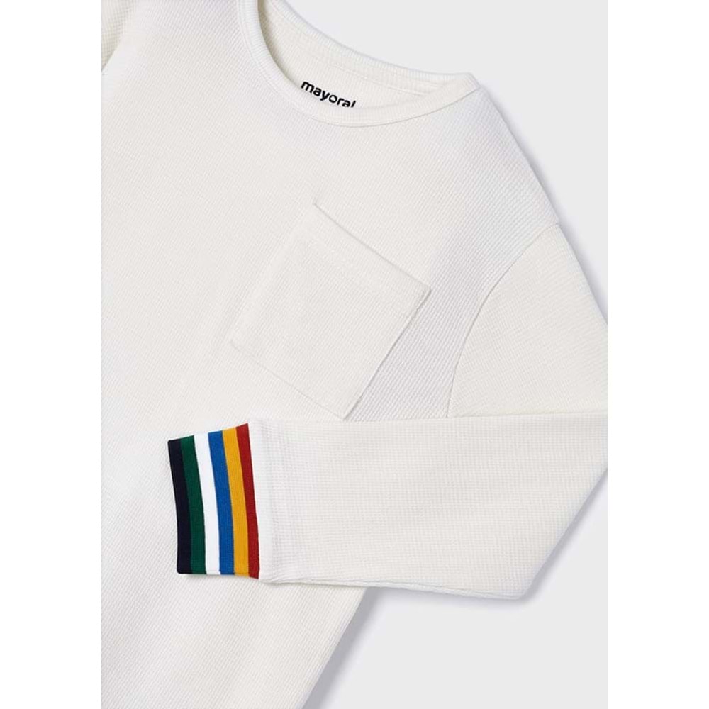 Mayoral Krem Çocuk Tshirt - Mayoral - KREM - 8 YAŞ - 4031--KREM-8 YAŞ