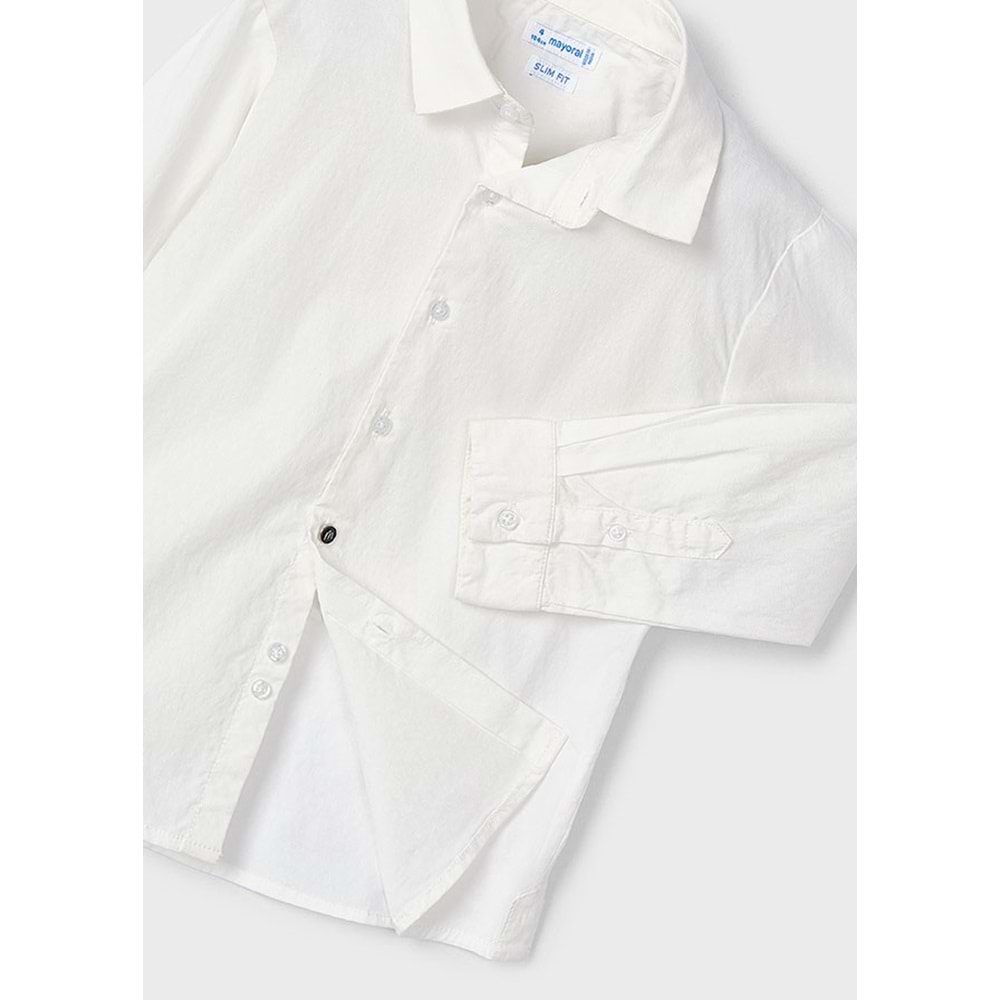 Mayoral Erkek Çocuk Gömlek - Mayoral - BEYAZ - 2 YAŞ - 4130-BEYAZ-2 YAŞ