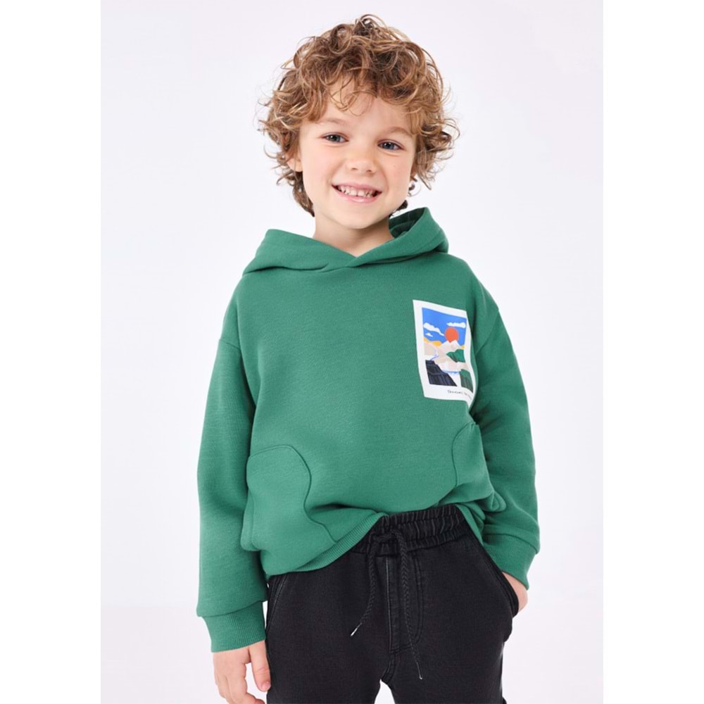 Mayoral Yeşil Çocuk Sweatshirt - Mayoral - YEŞİL - 5 YAŞ - 4427--YEŞİL-5 YAŞ