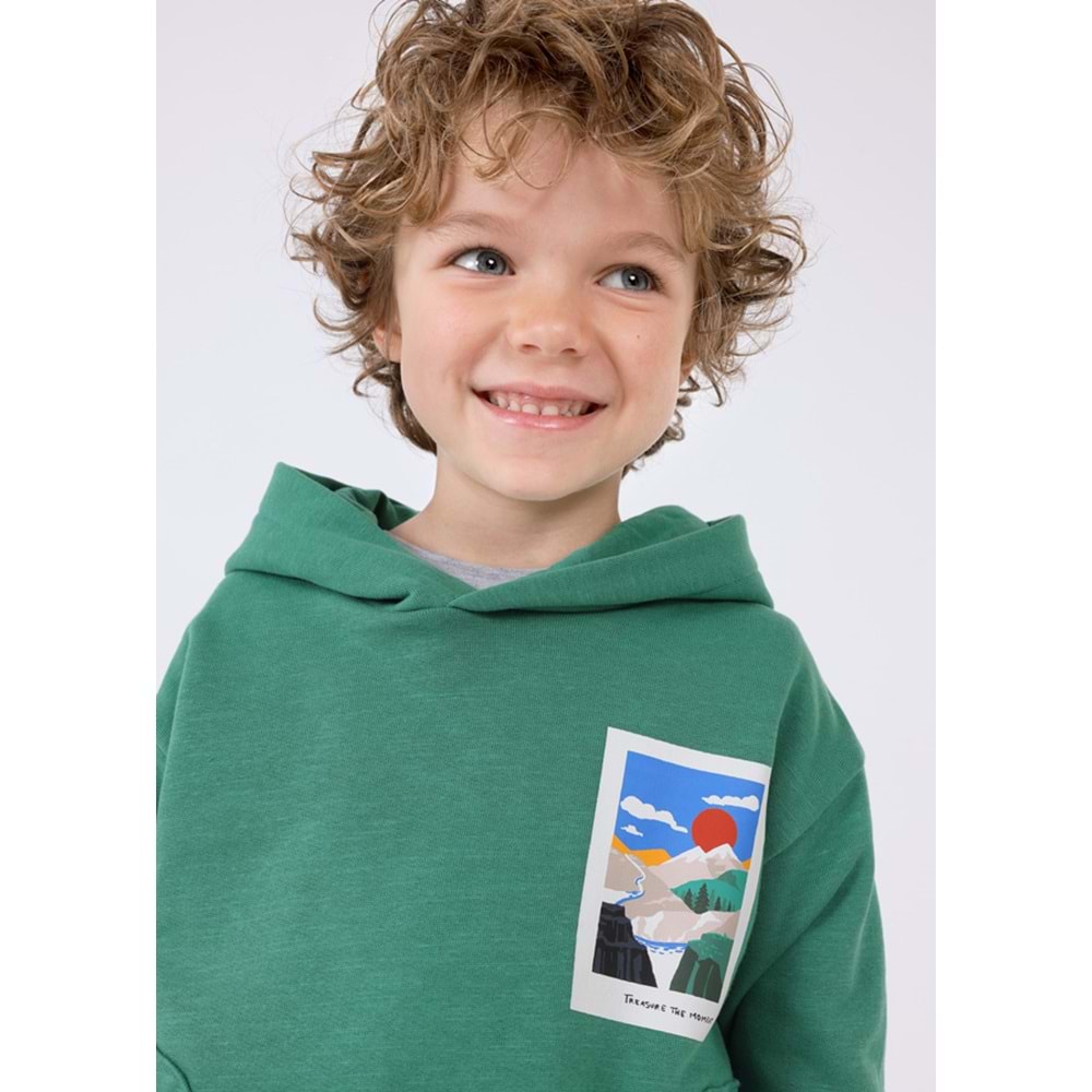 Mayoral Yeşil Çocuk Sweatshirt - Mayoral - YEŞİL - 5 YAŞ - 4427--YEŞİL-5 YAŞ