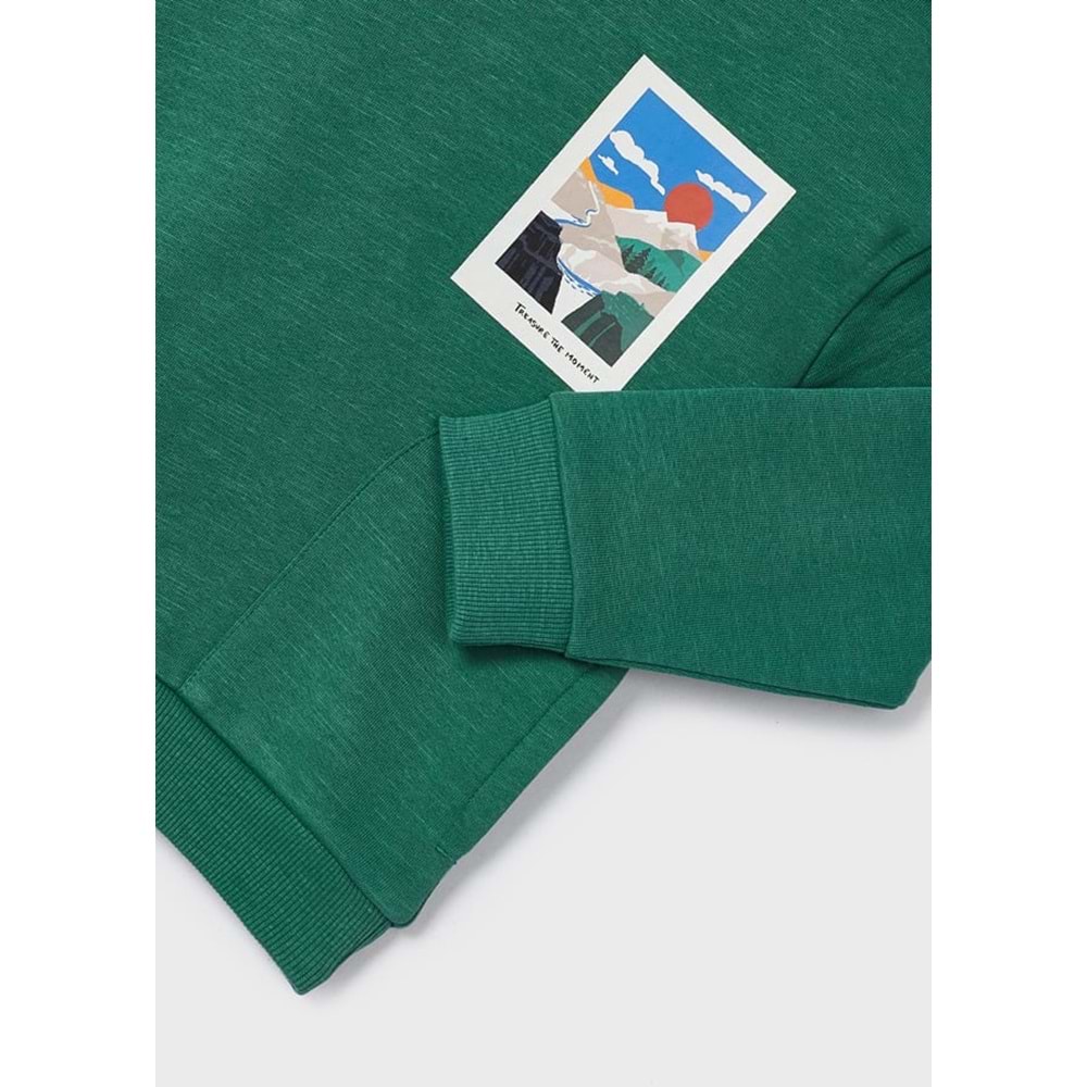 Mayoral Yeşil Çocuk Sweatshirt - Mayoral - YEŞİL - 5 YAŞ - 4427--YEŞİL-5 YAŞ