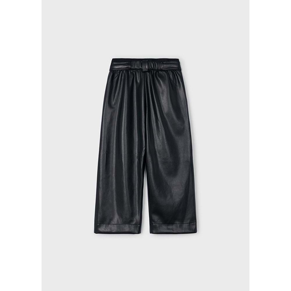 Mayoral Kız Çocuk Deri Pantolon - Mayoral - SİYAH - 4 YAŞ - 4574-SİYAH-4 YAŞ