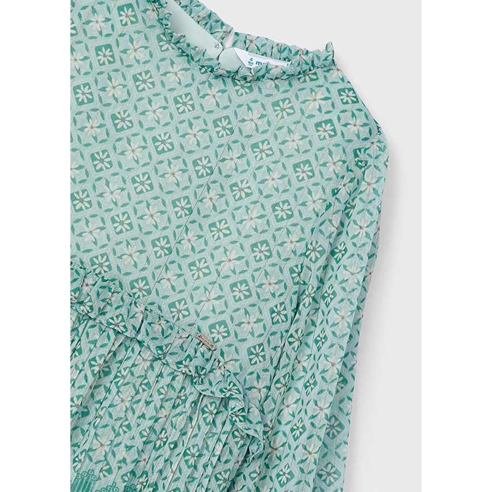 Mayoral Kız Çocuk Elbise - Mayoral - SU YEŞİLİ - 5 YAŞ - 4913-SU YEŞİLİ-5 YAŞ