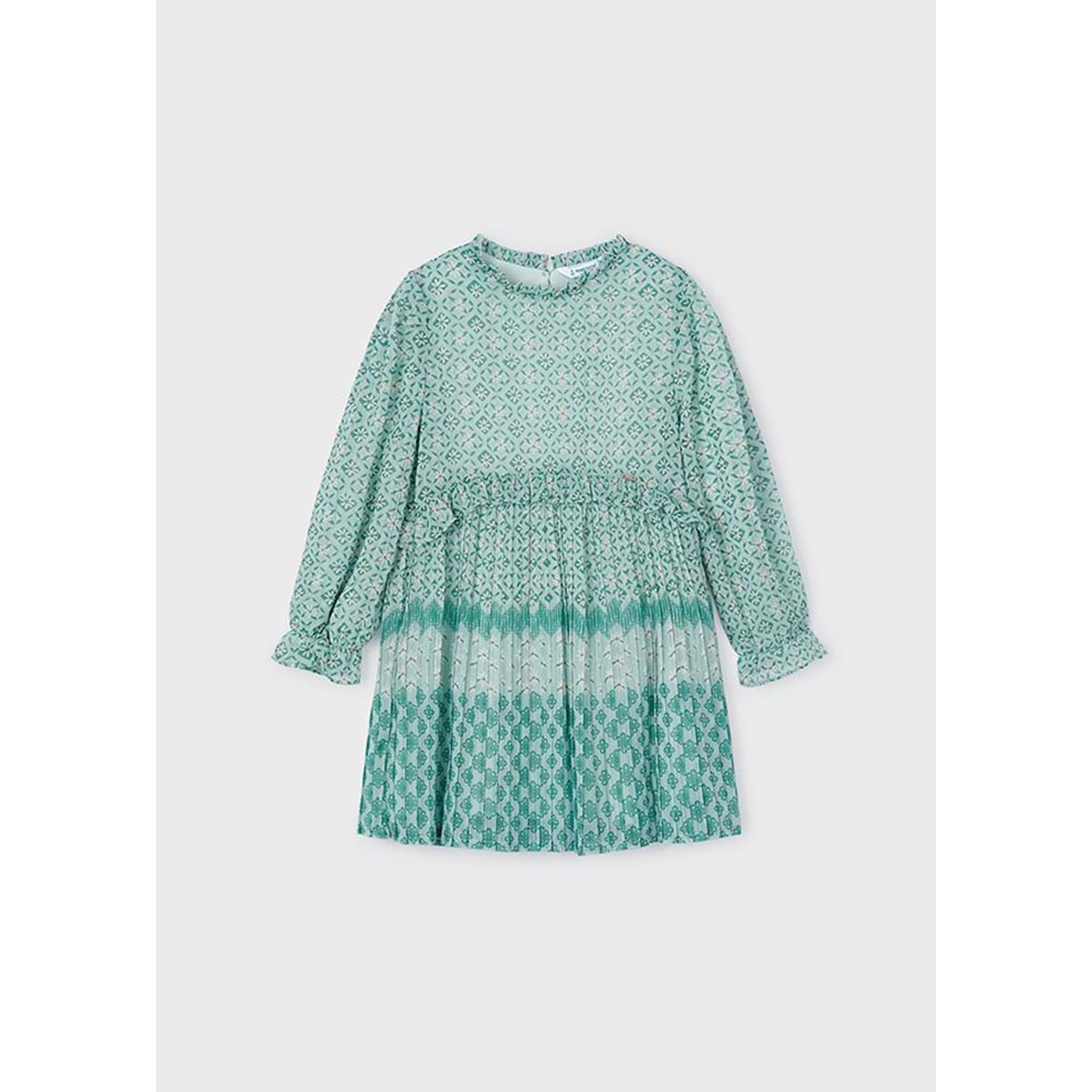 Mayoral Kız Çocuk Elbise - Mayoral - SU YEŞİLİ - 5 YAŞ - 4913-SU YEŞİLİ-5 YAŞ