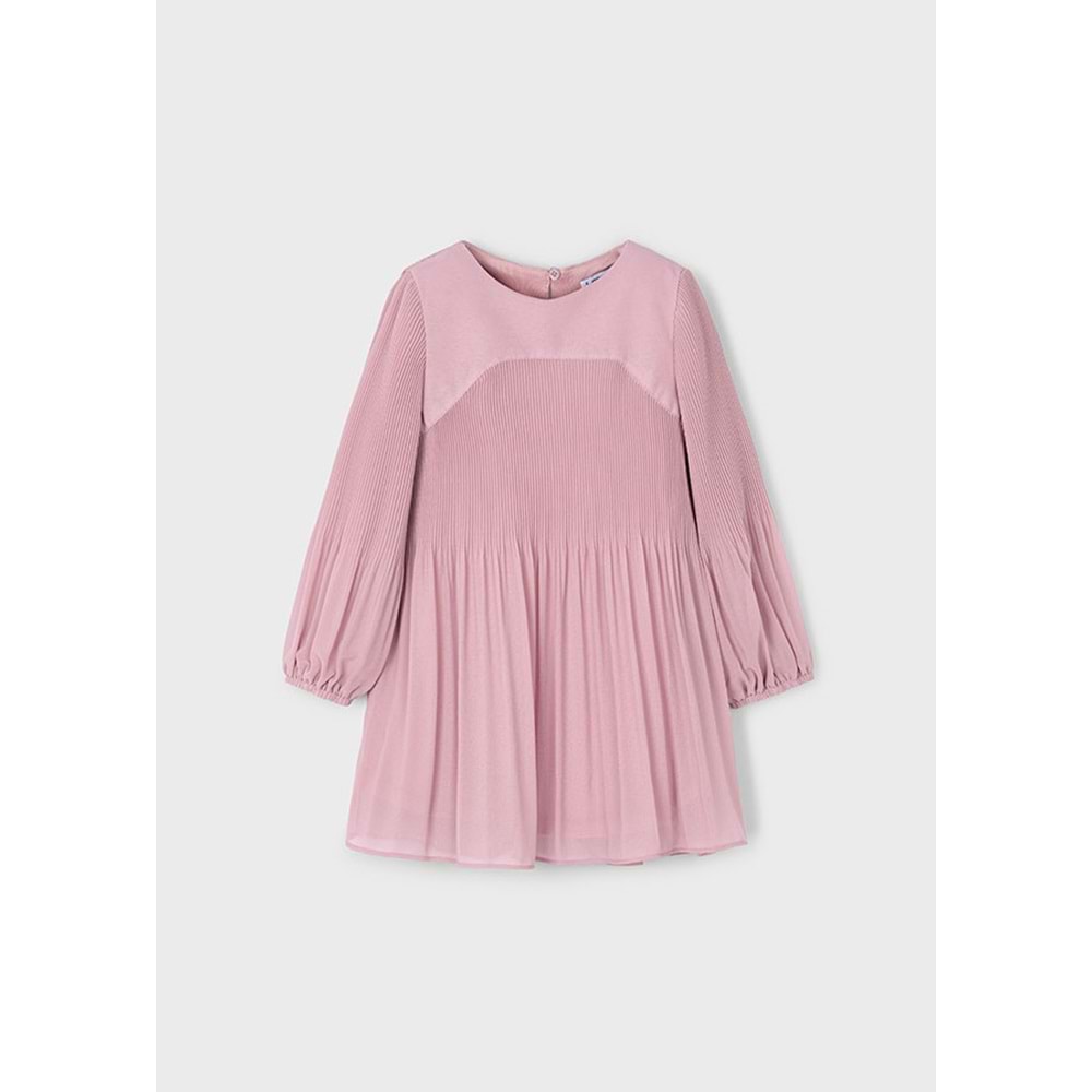 Mayoral Kız Çocuk Elbise - Mayoral - PEMBE - 2 YAŞ - 4922-PEMBE-2 YAŞ