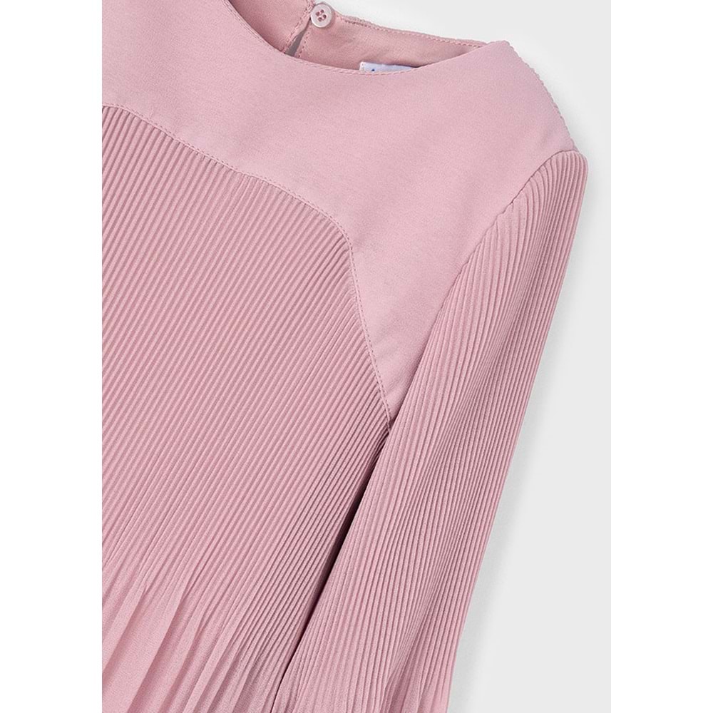 Mayoral Kız Çocuk Elbise - Mayoral - PEMBE - 2 YAŞ - 4922-PEMBE-2 YAŞ