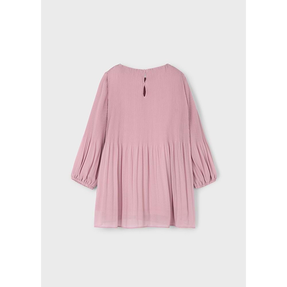 Mayoral Kız Çocuk Elbise - Mayoral - PEMBE - 2 YAŞ - 4922-PEMBE-2 YAŞ