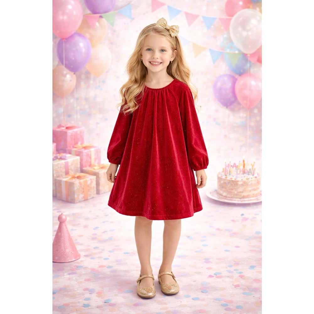 Mayoral Kız Çocuk Elbise - Mayoral - KIRMIZI - 8 YAŞ - 4923--KIRMIZI-8 YAŞ