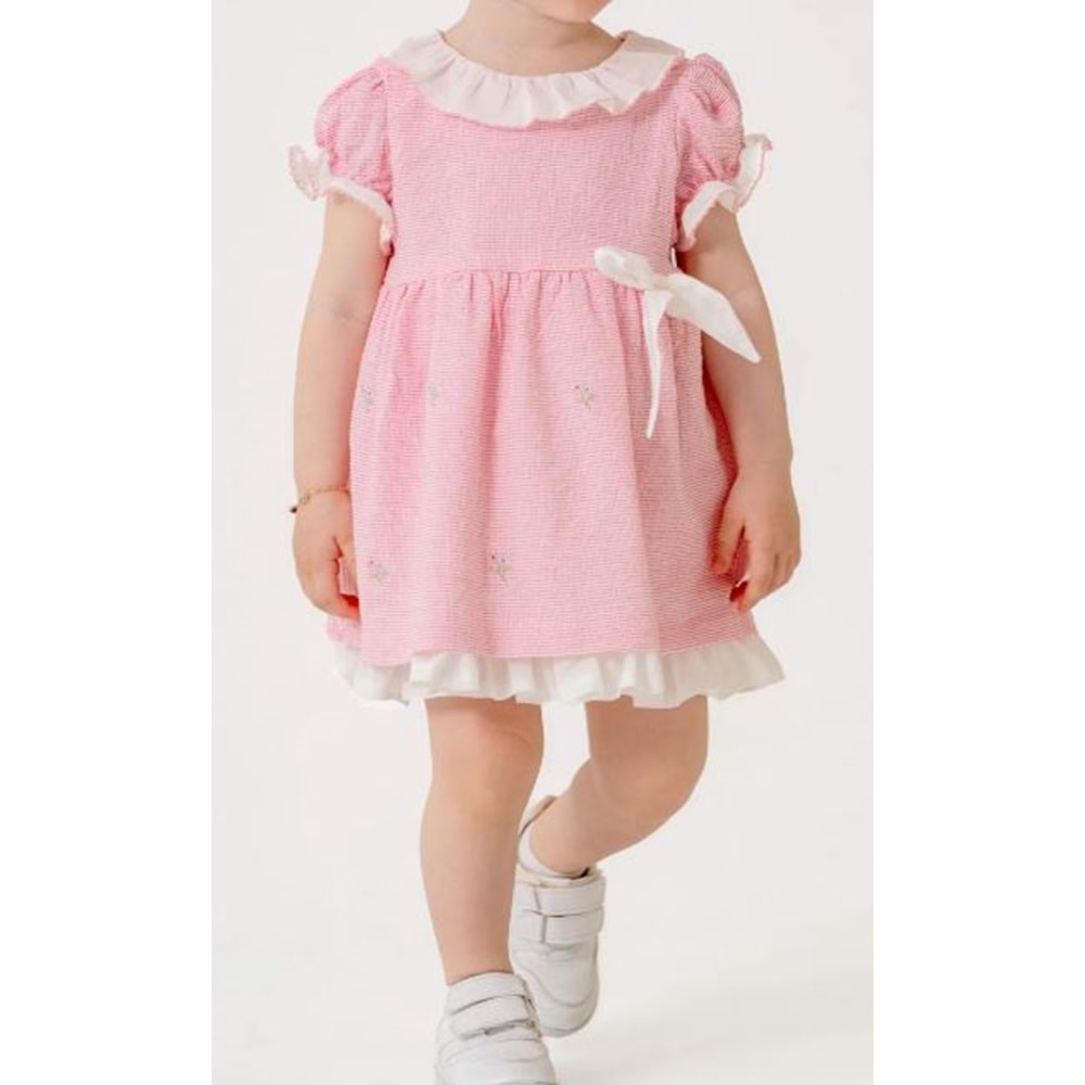 Moonstar Kız Bebek Elbise - MOONSTAR - MERCAN - 9-AY - 51194-MERCAN-9-AY
