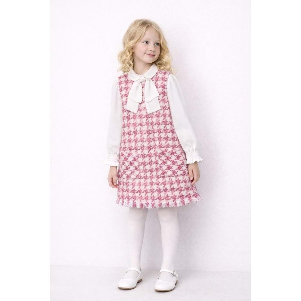Abel & Lula Pembe Kız Çocuk Elbise